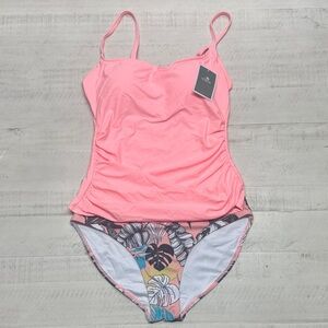 Eomenie Tankini Tummy Control Full Coverage Slim High Waisted Bottom swimsuit